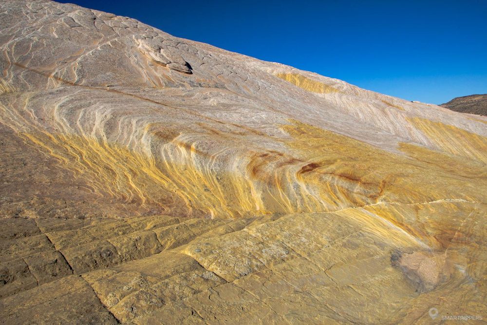 Dégradés de couleurs du Yellow Rock.