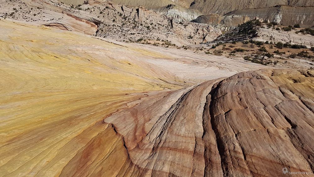 Dégradés de couleurs du Yellow Rock