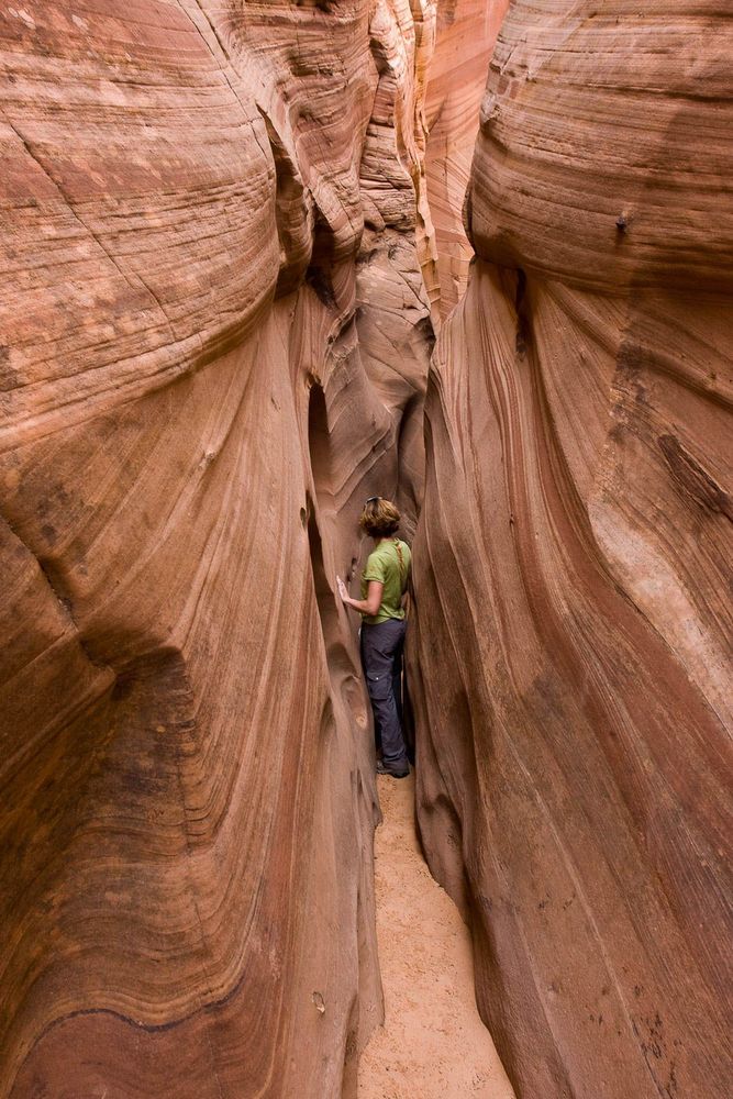 A l'intérieur de Zebra Slot Canyon. Photo: Greg Willis